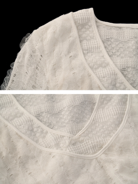 MAMC - Moonveil Layered V-Neck Top