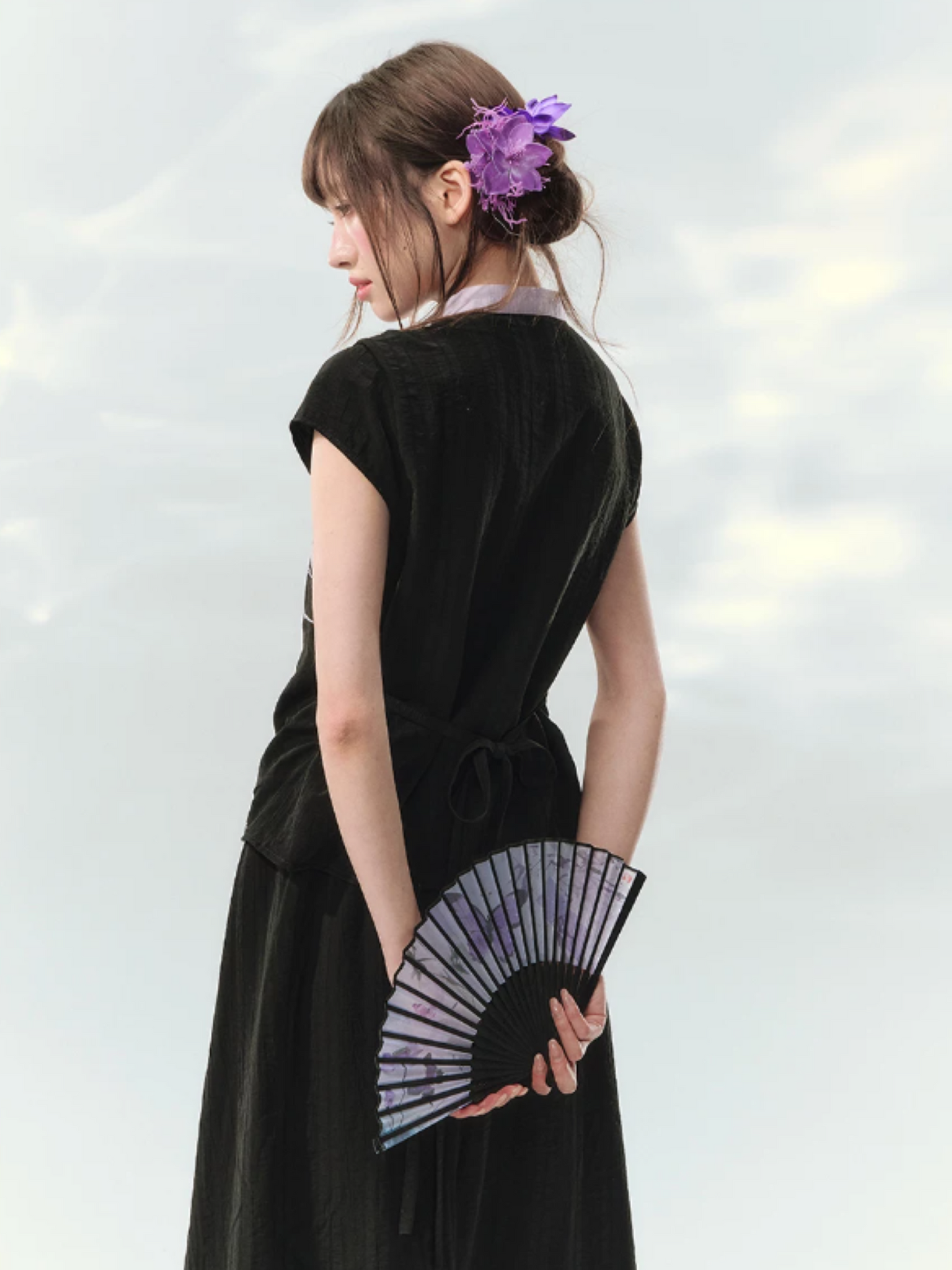 “Swallow Star Path” Modern Chinese Embroidered Skirt Set GZ2026167