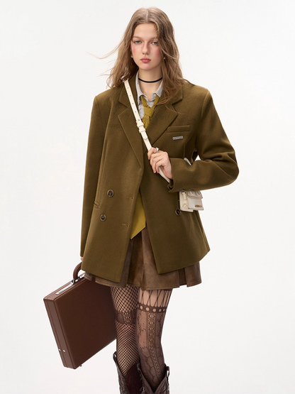 MAMC - Graffiti Lettering Oversized Blazer