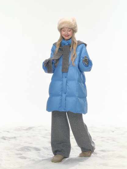 "Bluebell Snowtrace" Water Blue Down Jacket LL2025461