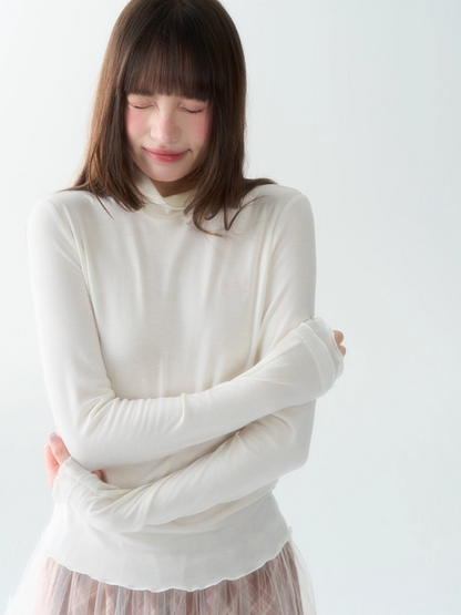 罐头士多所 - Sakura Warmth Knit Base Top