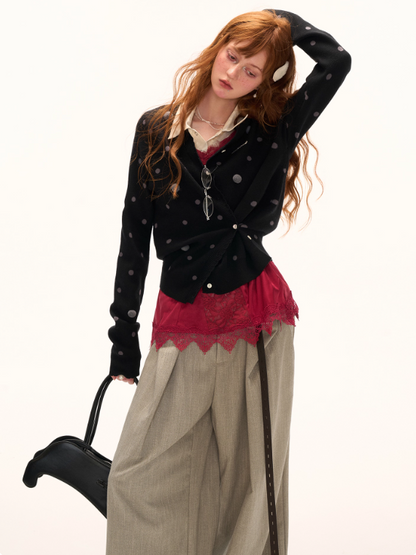 MAMC - Orbit Dot Knit Cardigan