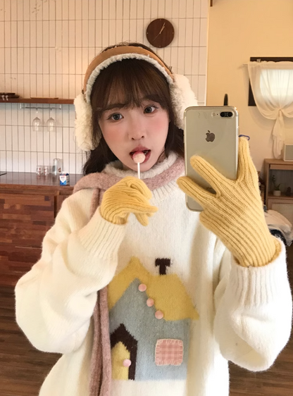 韓琪雪 - "Happy House" Sweater