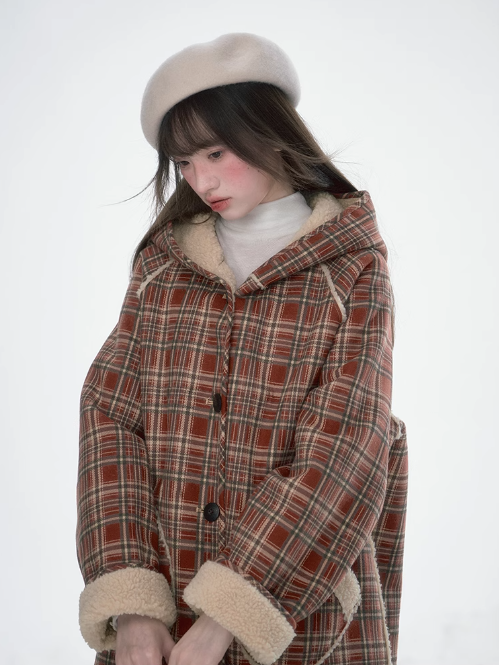 韓曉熙 - Lambswool Reversible Hooded Jacket
