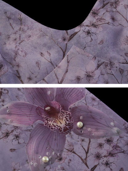 Dreamy Lavender Floral Cami Mini Dress WE919