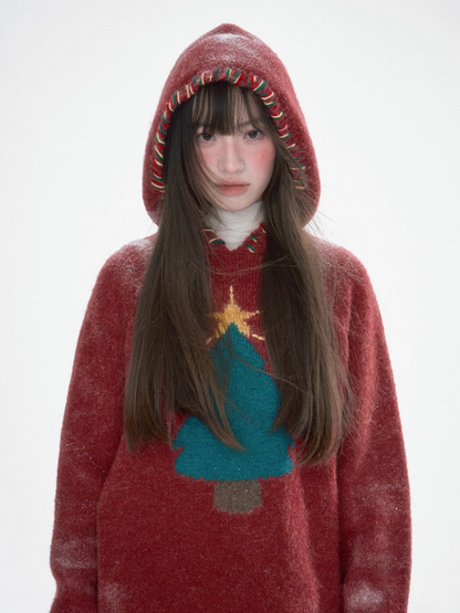 “Christmas Cedar Star" Knit Set – Sweater