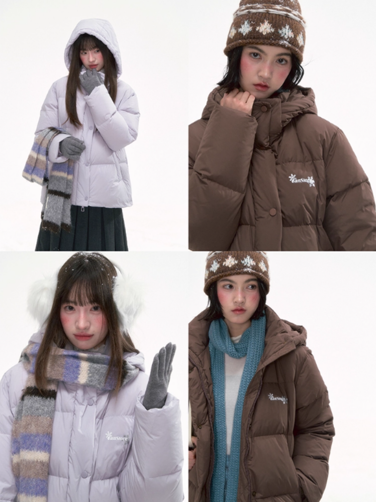 “Basic-Warm 2.0” Short Puffer Down Jacket with Detachable Hood LL2025286