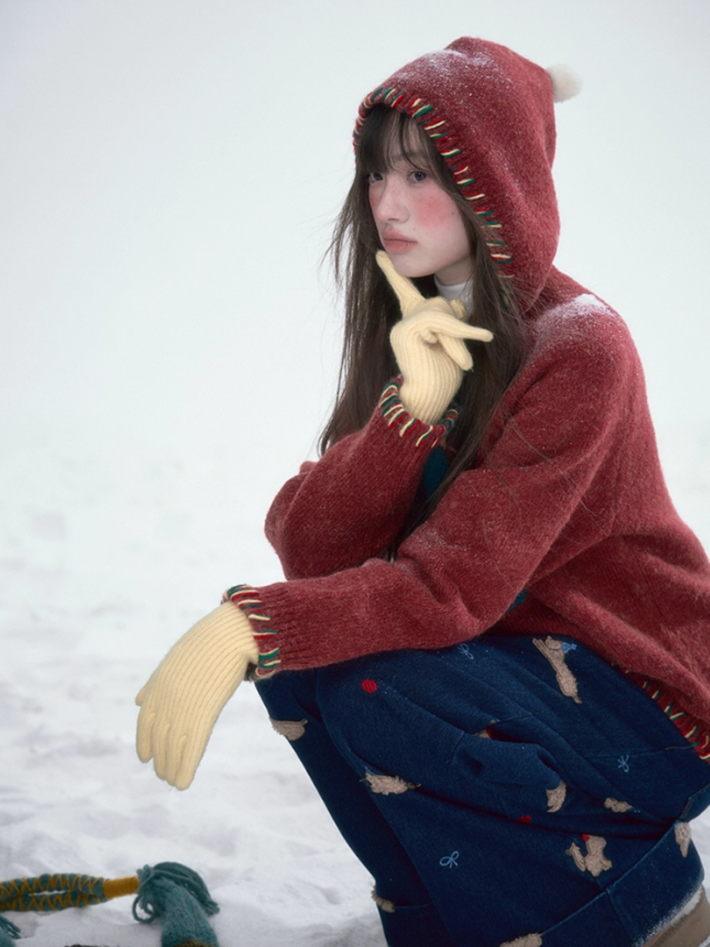 “Christmas Cedar Star" Knit Set – Sweater