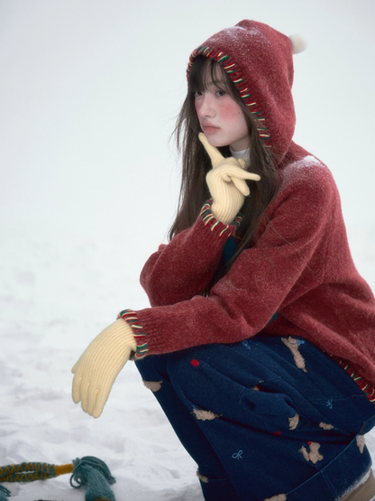 “Christmas Cedar Star" Knit Set – Sweater