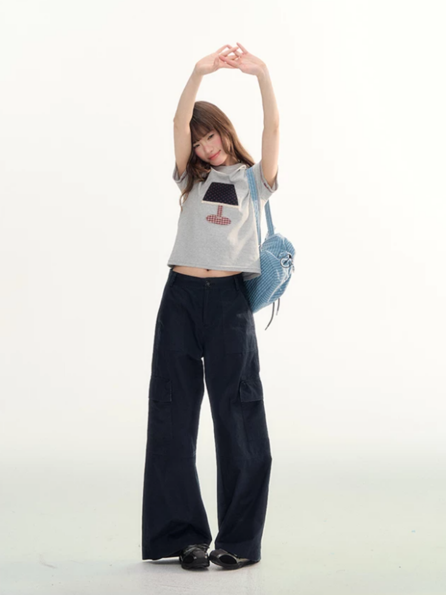 Relaxed Utility Wide-Leg Cargo Pants LL2026102