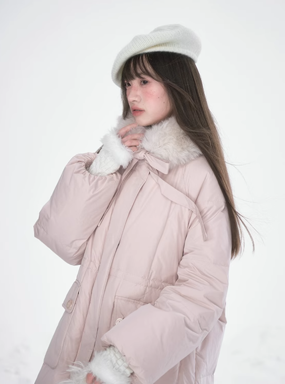 乐雪江 - Cherry Blossom Pink Jacket