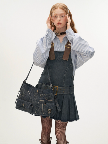 MAMC - Retro Washed Denim Bag