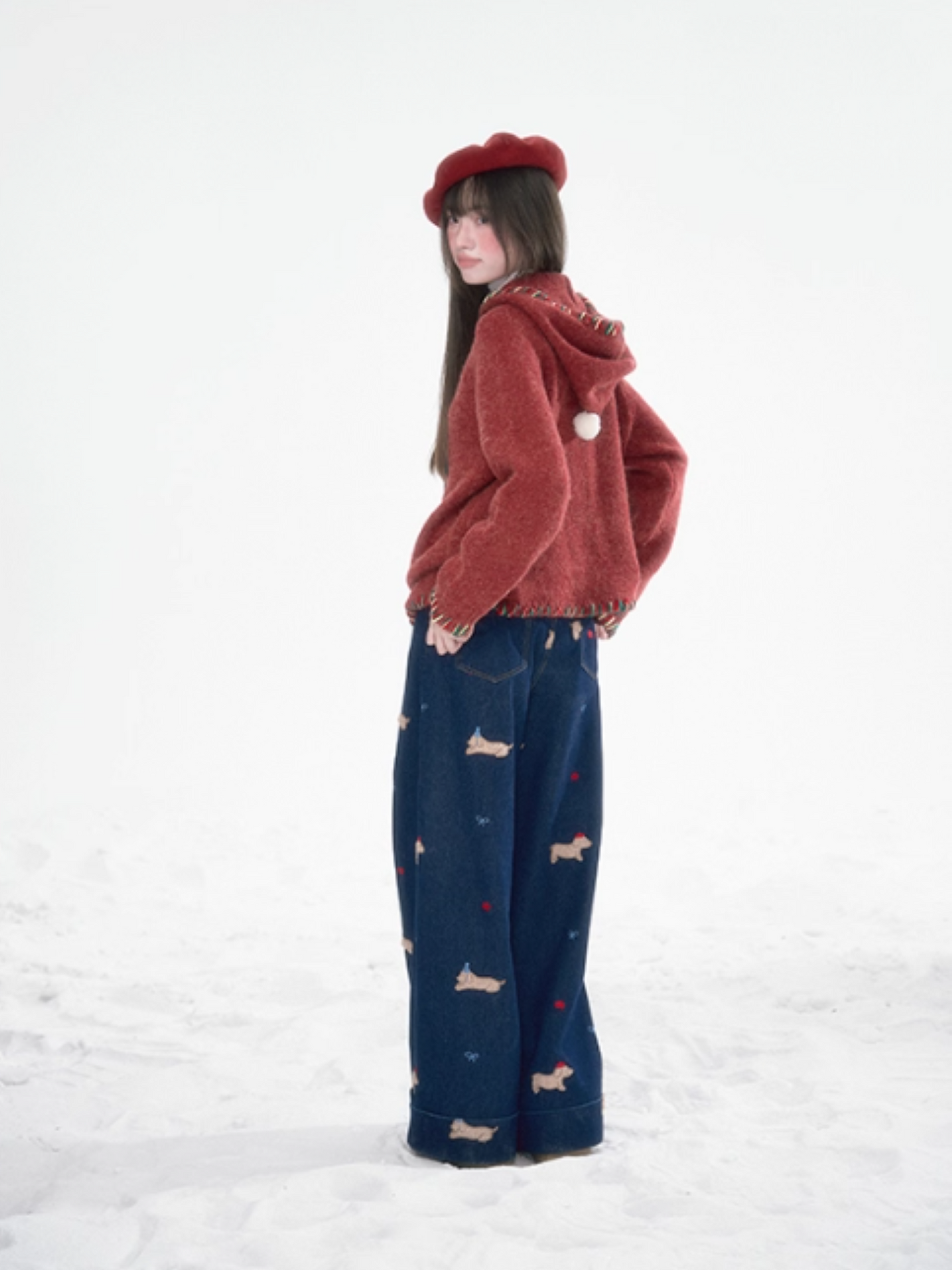 “Christmas Cedar Star" Knit Set – Sweater