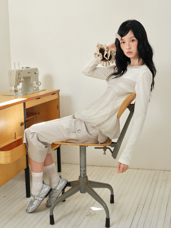 DAILY ARTIST - Khaki Napoleon Utility Cropped Pants