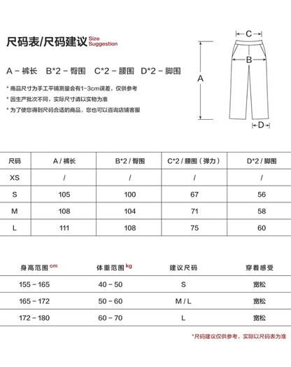 MAMC -Vintage-Washed Drawstring Hem Sweatpants