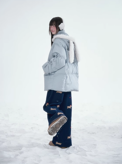 林雪仪 - Haze Blue Rabbit Ear Jacket