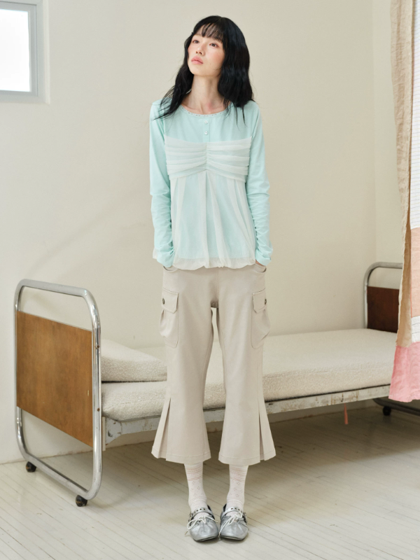 DAILY ARTIST - Khaki Napoleon Utility Cropped Pants