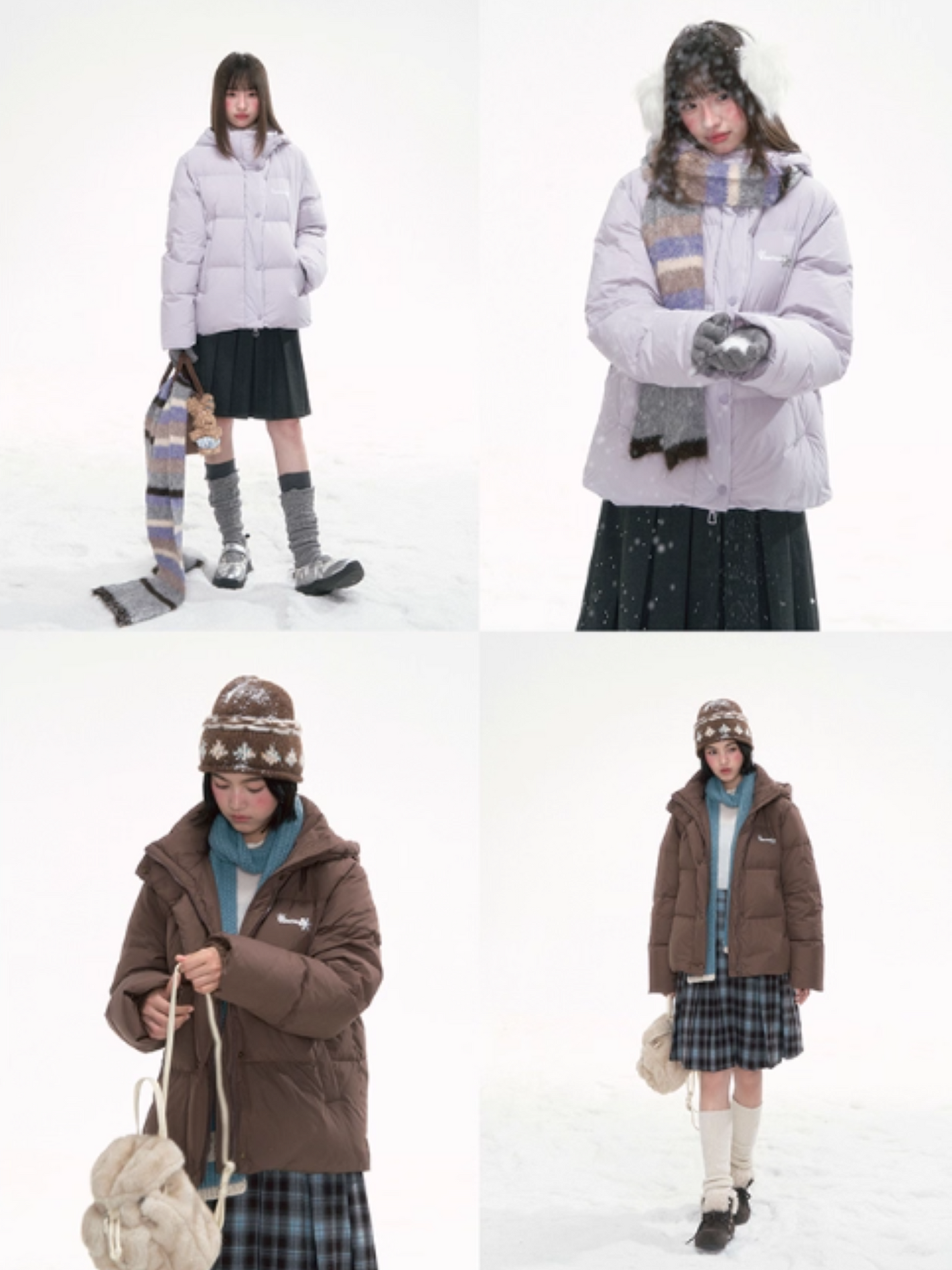 “Basic-Warm 2.0” Short Puffer Down Jacket with Detachable Hood LL2025286