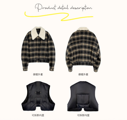Zzouu - Melaleuca Plaid Coat