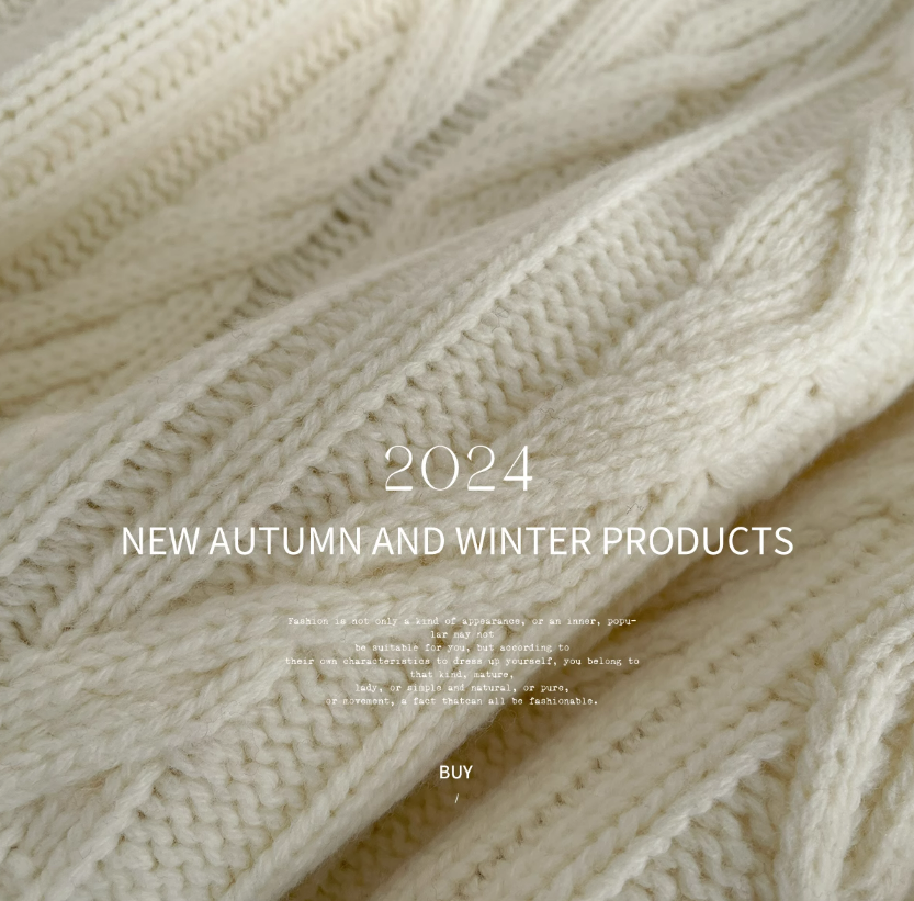 Zzouu - Plain Knitted Sweater - Red and White