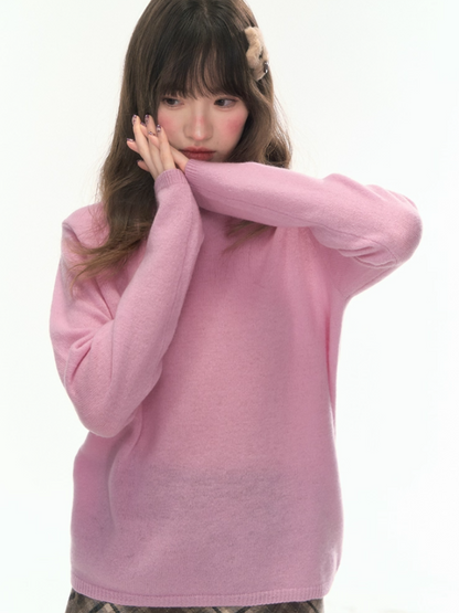 “Nordic Weave” Multicolor Wool Turtleneck Base Top LL2025479