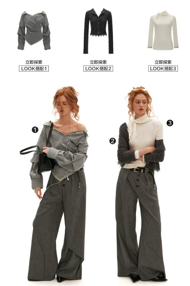 MAMC - Sculpted Linen-Blend Straight-Leg Trousers (Gray / Khaki)