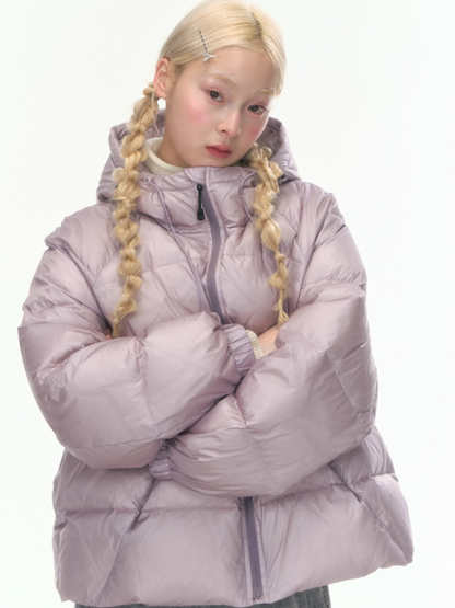 “Champagne Purple Taro Soda” Functional Down Jacket WW2025462