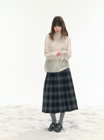 “Nordic Weave” Multicolor Wool Turtleneck Base Top LL2025479