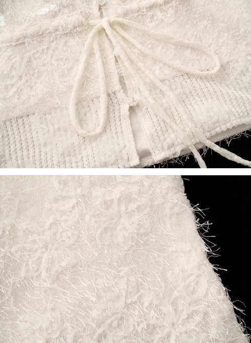 MAMC - Bow-Tie Lace Trim Cami Top