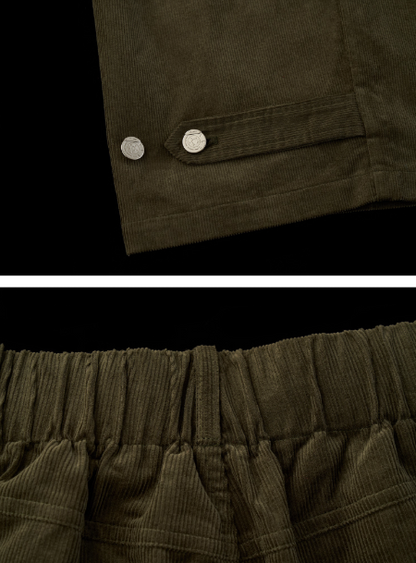 MAMC - Fringe Corduroy Cargo Pants (Army Green)