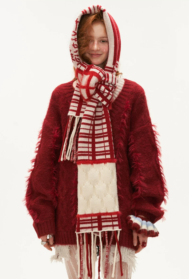 MAMC - Ancora Red Knitted Sweater