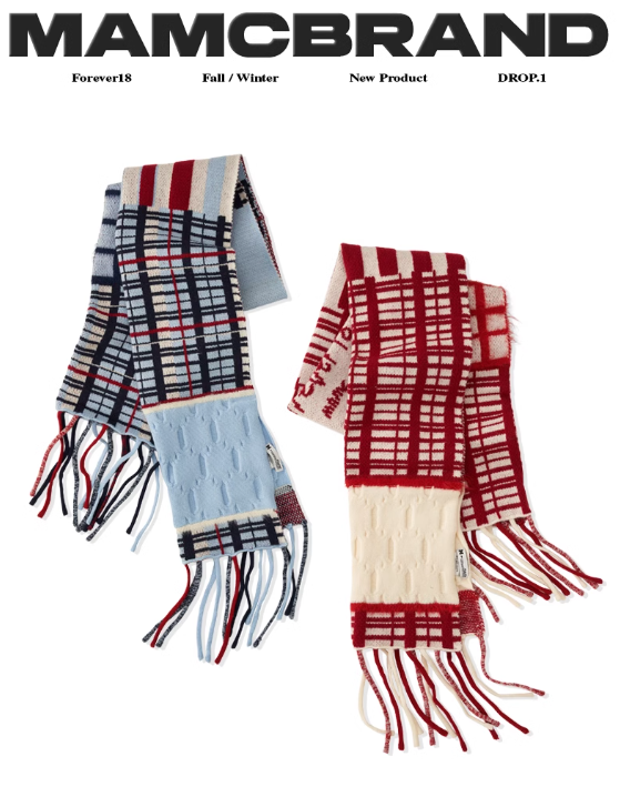 MAMC - Tassel Check Scarf