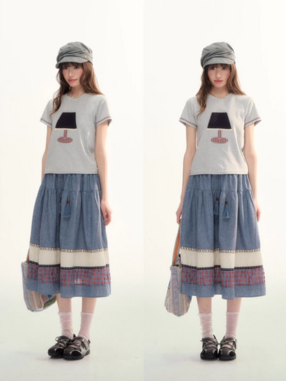 Lamp Story Patchwork Tee WW2026109