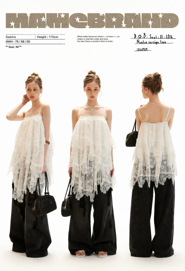 Ethereal White Lace Tiered Mini Dress WE996