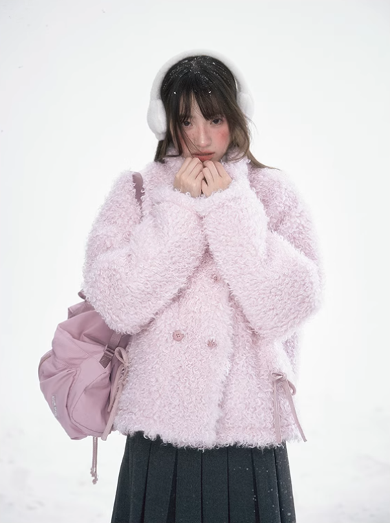 玉熙 - Cherry Blossom Pink Jacket