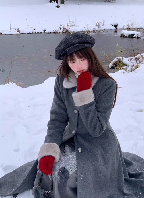 兰错维伊 -  Qianjin Style Gray Coat