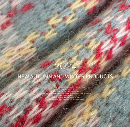 Zzouu - Colorful Mohair Cardigan