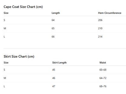 阮阮自制 - "Snowberry Dream" Plaid Cape Wool Blend Two-Piece Winter Set