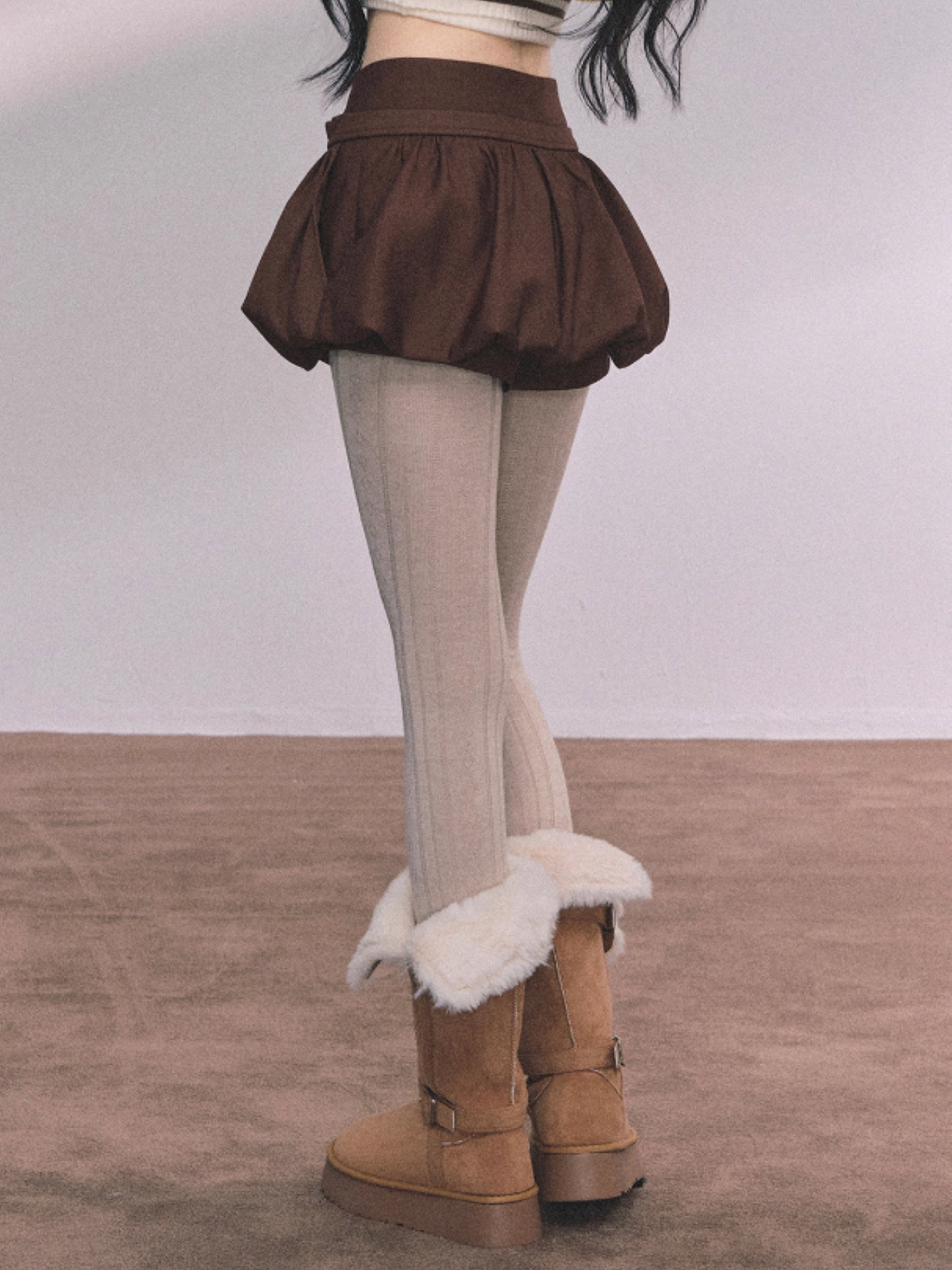 少也眼 Miu-Style American High-Waisted Tulip Skirt