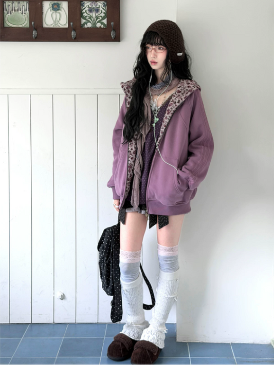 KYOUKO - Grape Purple Vintage Mix-and-Match 4-Piece Set