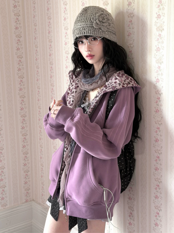 KYOUKO - Grape Purple Vintage Mix-and-Match 4-Piece Set