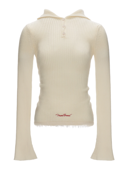 Star & Floral Knit Crop Sweater + Skort Set WE770 (Cream White)
