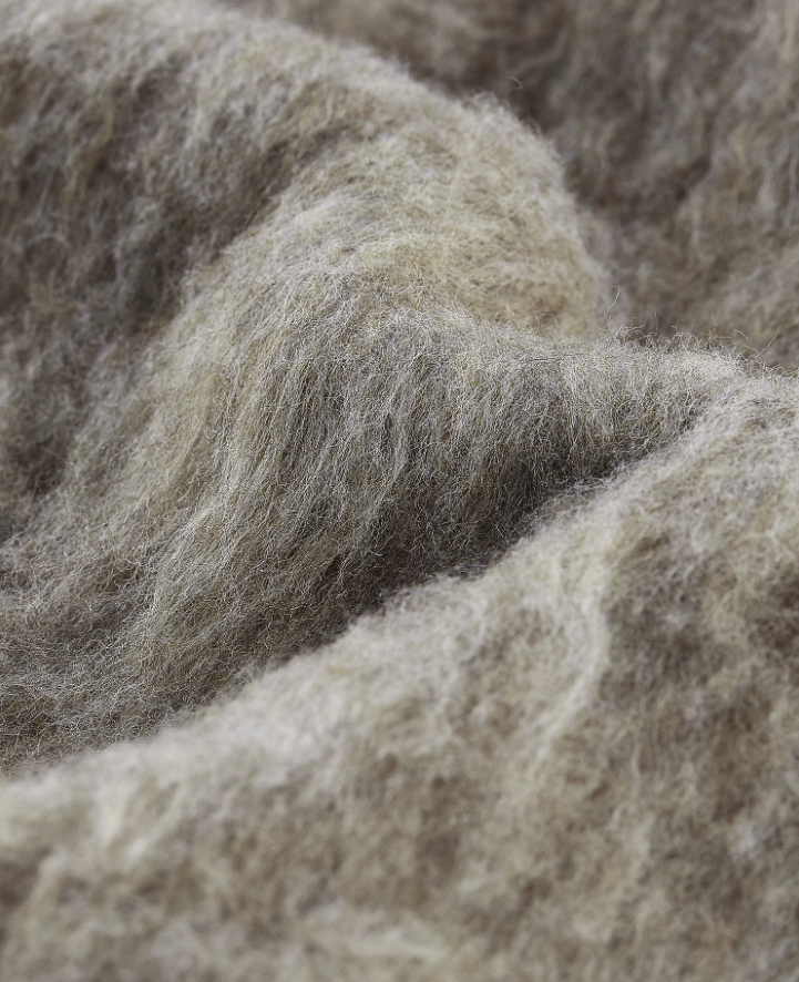 FUSSED Misty Forest Wool Mohair Knit Cardigan – Moss Green FOF-25SS130