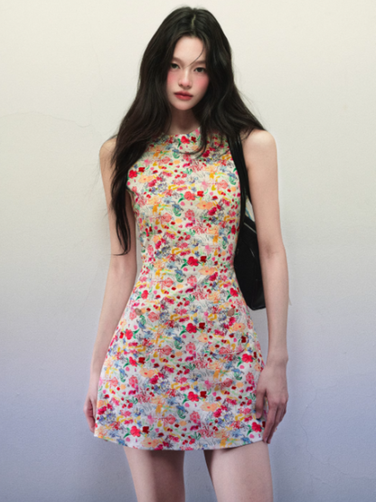 1P - “As If It’s Your Last” Radiant Bloom Cotton Mini Dress