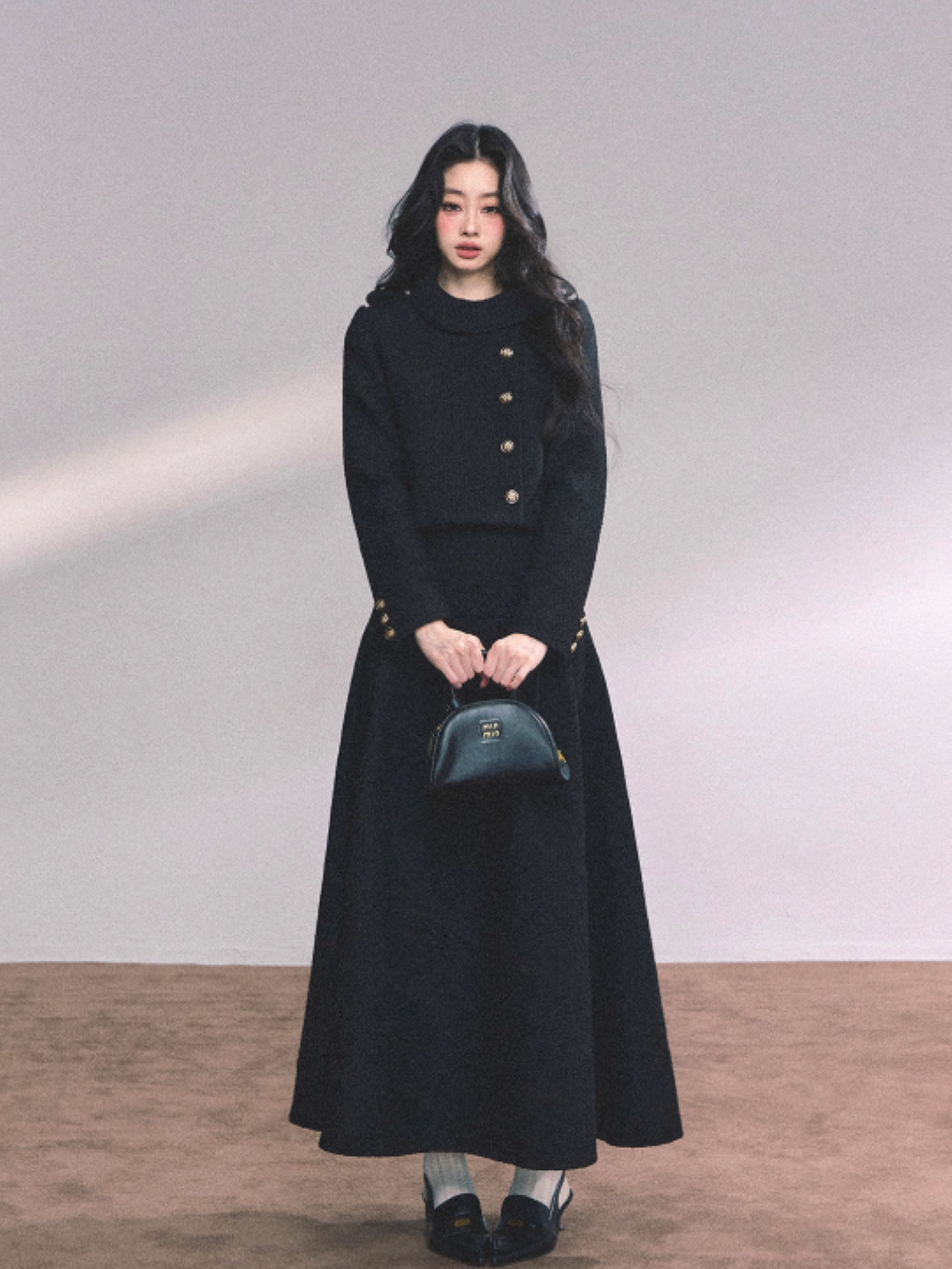 "京都贵女" French Miu Style Heiress Two-Piece Set