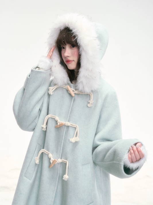 [CAN] "Tundra Whispers" Wool Coat – Mint LL2025319