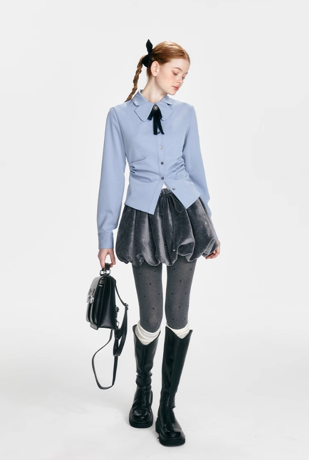 College Style Twisted Textured Set