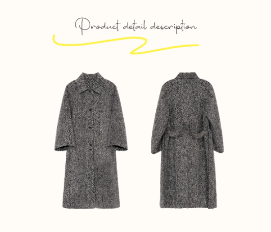 Zzouu - Gainsboro Gray Coat