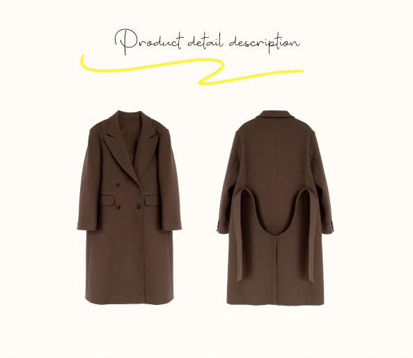 Zzouu - Maillard Style Temperament Coat