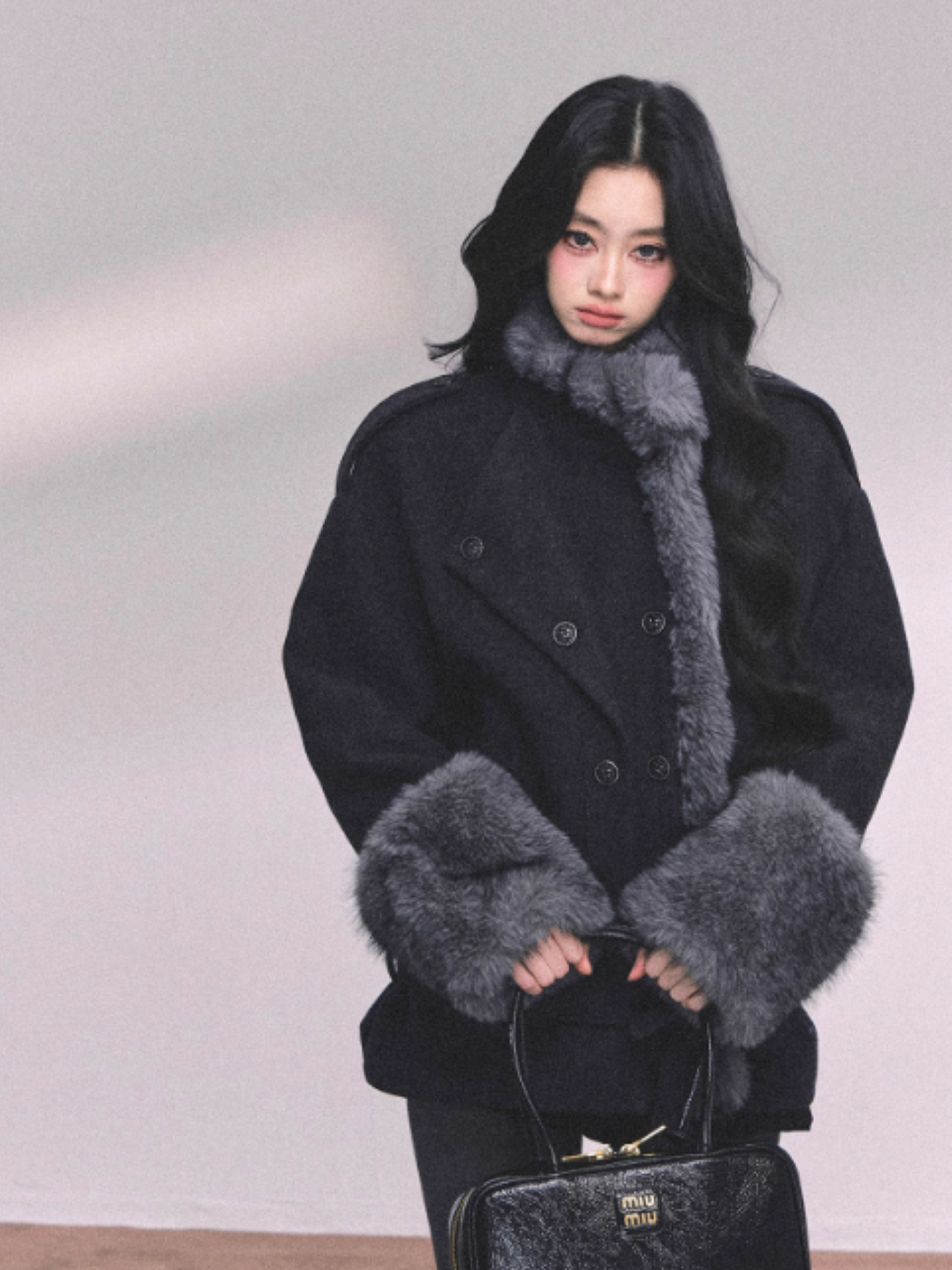 少也眼 Brusse Late Autumn French Light Luxury Wool Jacket